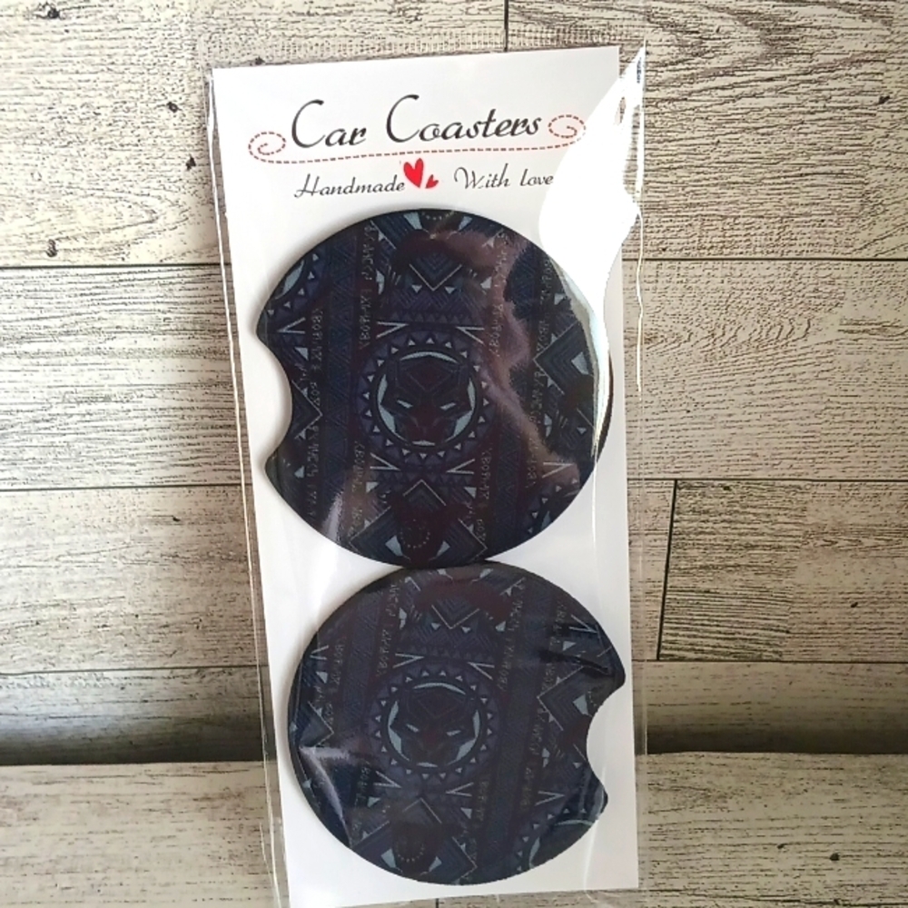 Black Panther car coasters